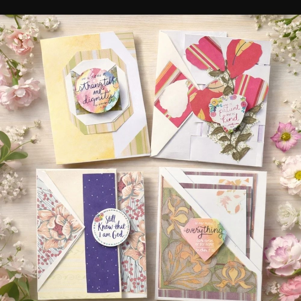 “Christian Greeting Cards Set of 8 • Scripture • Faith Gifts • All-Occasion●